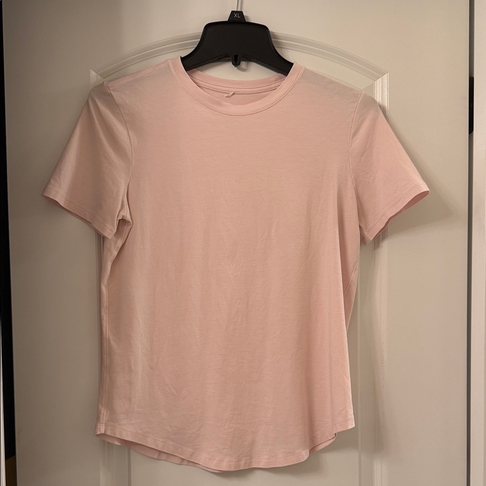 Lululemon Athletica Light Pink Short Sleeve Tee